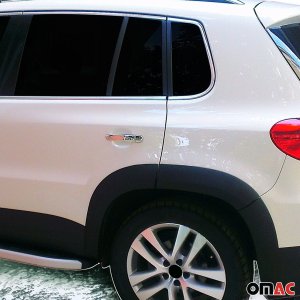 Volkswagen Tiguan Door Handle Cover - Omac - 4 Door S.Steel - Gloss Silver - '09-'17 Volkswagen Tiguan Door Handle Cover - Omac - 4 Door S.Steel - Gloss Silver - '09-'17